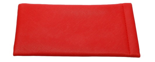 Santa Anna Spring Top Eyeglass Case Syn. Leather Navy Blue,Red,Teal,Purple,Black