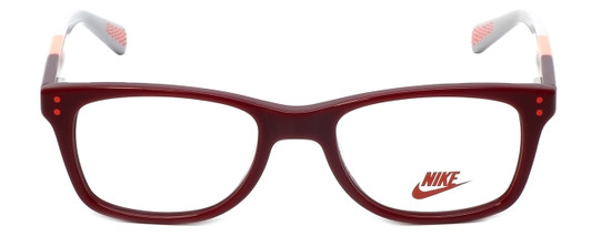 Nike Designer Reading Glasses 5538-605 in Team Red Bright Crimson 46mm Kids Size