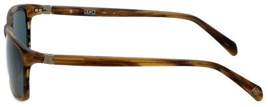 Argyleculture Juke Designer Polarized Sunglasses in Brown with Grey Lens