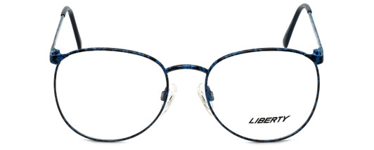Liberty Optical Designer Eyeglasses LA-4C-4-53 in Blue Marble 53mm :: Progressive