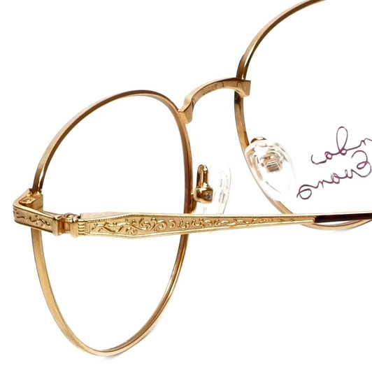 Linda Evans Designer Eyeglasses LE-169 in Demi Amber 53mm :: Custom Left & Right Lens