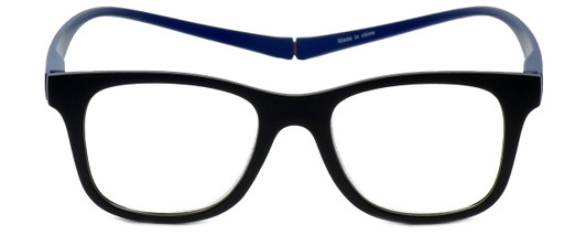 Magz Designer Eyeglasses Chelsea in Black Blue 50mm :: Progressive