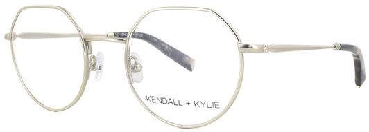 Kendall + Kylie Designer Eyeglasses Ivy KKO116-718 in Gold 47mm :: Rx Single Vision