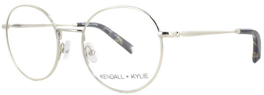 Kendall + Kylie Designer Eyeglasses Whitney KKO117-718 in Light Gold 49mm :: Rx Bi-Focal