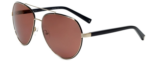 Kendall + Kylie Jenner Designer Sunglasses Harley KK4004-770 in Black Gold 61mm