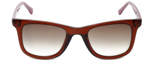 Candies Designer Sunglasses CA1007-74F Pink Crystal Tortoise Brown Gradient 50mm