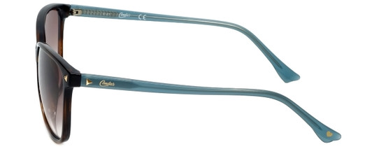 Candie's Authentic Designer Sunglasses CA1016-01C-58 mm Black Crystal Blue Gold