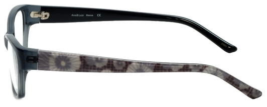 Ana & Luca Designer Eyeglasses Bianca in Grey 52mm :: Progressive