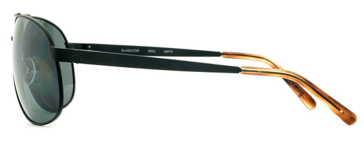 Reptile JAPAN Designer Polarized Sunglasses Gladiator Matte Gunmetal/Grey Lens