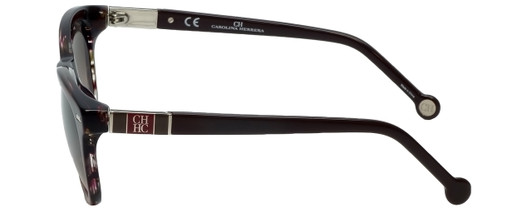 Carolina Herrera Designer Sunglasses SHE600-09CC in Dark Garnet 51mm