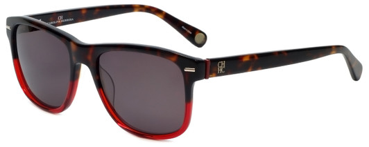 Carolina Herrera Designer Sunglasses SHE608-0897-54 mm in Dark Havana Red & Grey