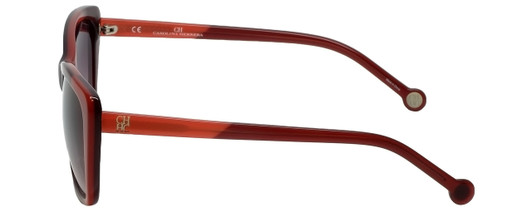 Carolina Herrera Designer Sunglasses SHE649-0GEV in Pink Maroon 55mm