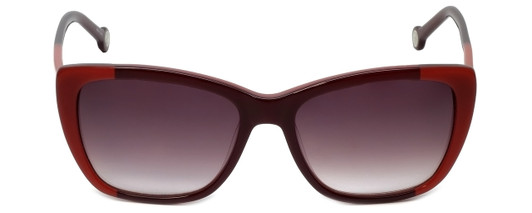 Carolina Herrera Designer Sunglasses SHE649-0GEV in Pink Maroon 55mm