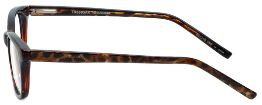 Whims Designer Reading Glasses TR5885AK in Tortoise Havana Brown Leopard 50mm