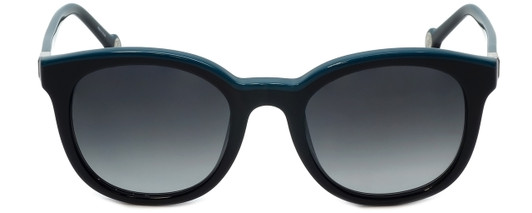Carolina Herrera Designer Sunglasses SHE654-700K in Black Blue Plasticmm