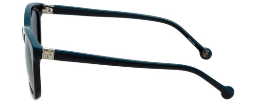 Carolina Herrera Designer Sunglasses SHE654-700K in Black Blue Plasticmm