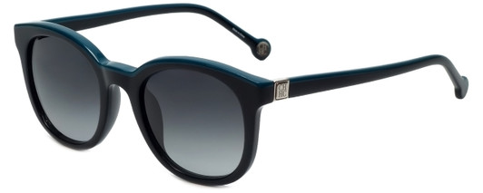 Carolina Herrera Designer Sunglasses SHE654-700K in Black Blue Plasticmm