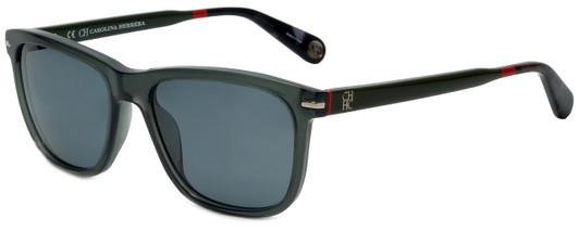 Carolina Herrera Designer Sunglasses SHE658-06S8 in Crystal Grey Plasticmm