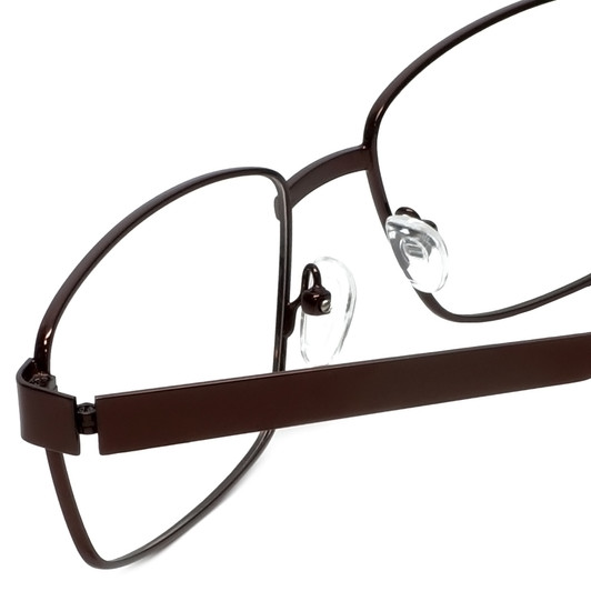 Gotham Style Designer Eyeglasses GS14 in Brown 59mm :: Rx Single Vision