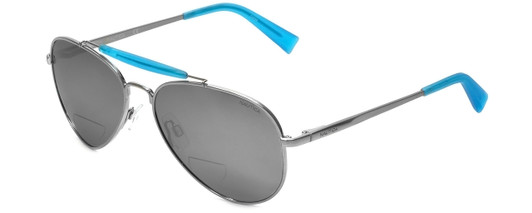Nautica Designer Polarized Bi-Focal Reading Sunglasses N5114S-045 Options Silver