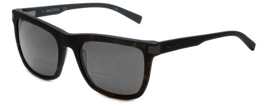 Nautica Designer Polarized  Bi-Focal Reading Sunglasses N6205S-309 in Matte Tortoise