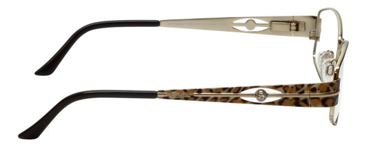 Cazal Designer Eyeglasses Cazal-1089-004 in Brown Leopard Gold 52mm :: Rx Bi-Focal