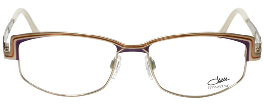 Cazal Designer Eyeglasses Cazal-4234-001 in Purple Orange Gold 54mm :: Custom Left & Right Lens