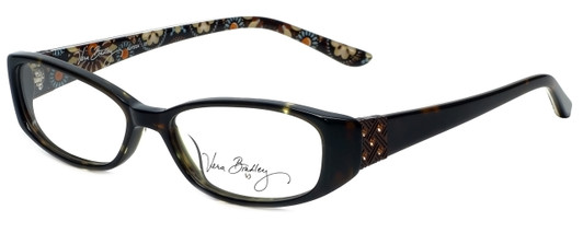 Profile View of Vera Bradley Reading Glasses Alyssa-CYN in Canyon with Blue Light Filter + A/R L