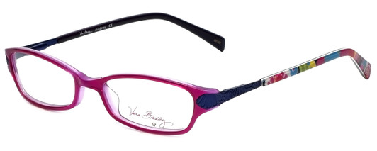 Profile View of Vera Bradley Reading Glasses Audrey-VVB in Va Va Bloom w/Blue Light Filter 47 mm
