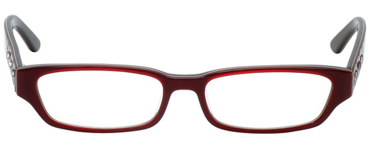 Calabria Designer Eyeglasses 820-RED in Red 50mm :: Custom Left & Right Lens