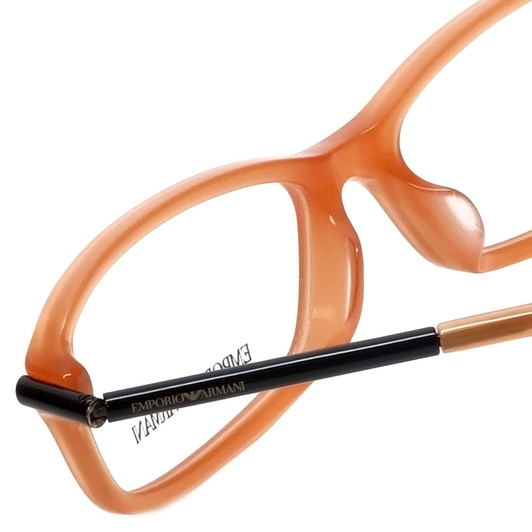 Emporio Armani Designer Eyeglasses EA3006F-5083 in Opal Coral 53mm :: Progressive