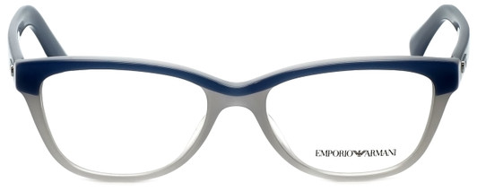 Emporio Armani Designer Eyeglasses EA3015-5109-53 in Dust Blue 53mm :: Rx Bi-Focal