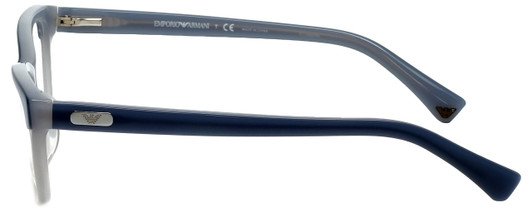 Emporio Armani Designer Reading Glasses EA3015-5109-53 in Dust Blue 53mm