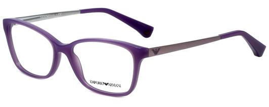Emporio Armani Designer Reading Glasses EA3026-5128-52 in Pearl Lilac 52mm