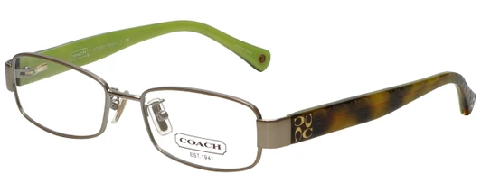 Coach Designer Reading Glasses HC5001-9020-48 Havana Tortoise Brown Gold Green