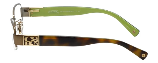 Coach Designer Reading Glasses HC5016Q-9002-51 in Tort Lime 51mm