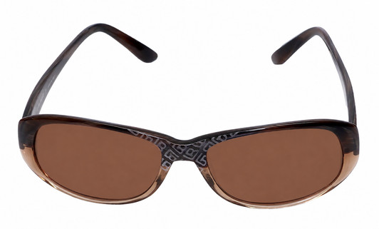 Front View of Laura Biagiotti 85399 Brown Designer Sunglasses (LB85399-Brown)
