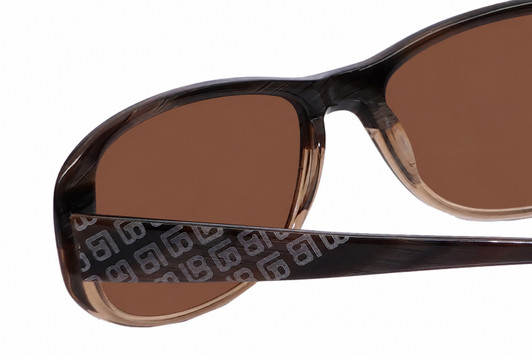Close View of Laura Biagiotti 85399 Brown Designer Sunglasses (LB85399-Brown)