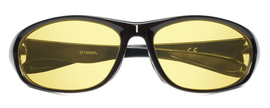 Calabria 2715 Night Driving Sport Sunglasses Yellow Tint Lenses 3 Color Choices