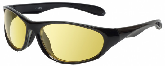 Calabria 2715 Night Driving Sport Sunglasses Yellow Tint Lenses 3 Color Choices