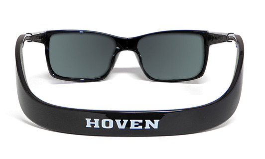 Hoven Eyewear by MONIX Sunglasses in Black Gloss Dark Grey&Smoke Polarized