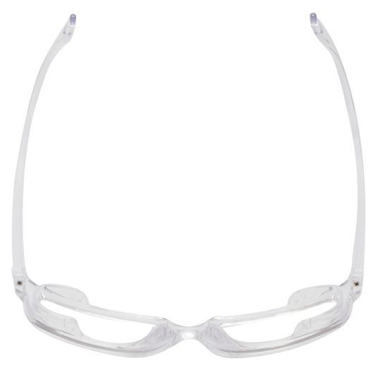 Calabria Clear Impact Resist Safety Glasses Folding Side Shield Splash Guard 55m