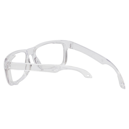 Calabria Clear Impact Resist Safety Glasses Folding Side Shield Splash Guard 55m