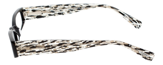 EyeBobs Think Eye Designer Reading Eye Glasses in Black/White/Clear 50mm