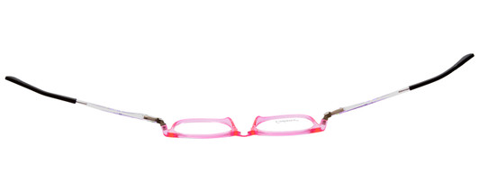 NY Eye Enhance Kids Prescription Glasses EN4132 46mm Crystal Pink/Matte Black Rx