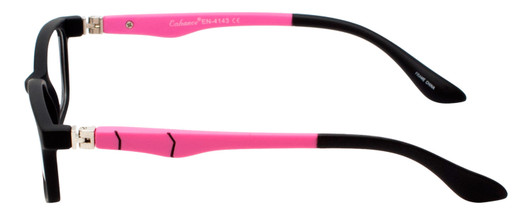 New York Eye Enhance Kids Designer Reading Glasses Matte Black/Pink EN4143 44 mm