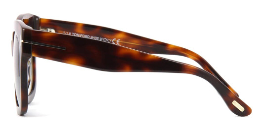 Tom Ford Designer Sunglasses Beatrix FT0613-53W in Havana/Grey Gradient Lens