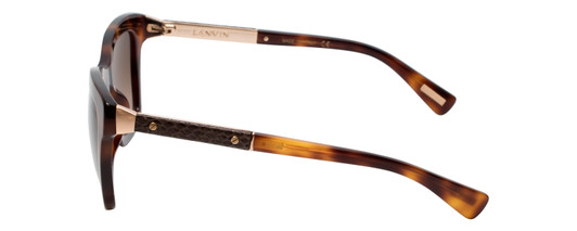 Lanvin Designer Sunglasses Havana Tortoise Gold/Brown Gradient SLN673V-0752-52mm