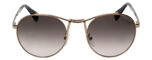 Lanvin Designer Sunglasses Gold Havana Tortoise / Grey Gradient SLN083-08FF-53mm