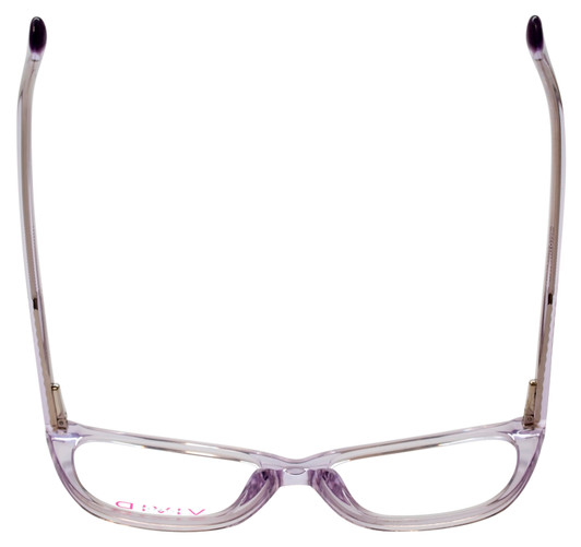 Vivid Designer Reading Eyeglasses 886 in Shiny Light Purple 53 mm Rx SV